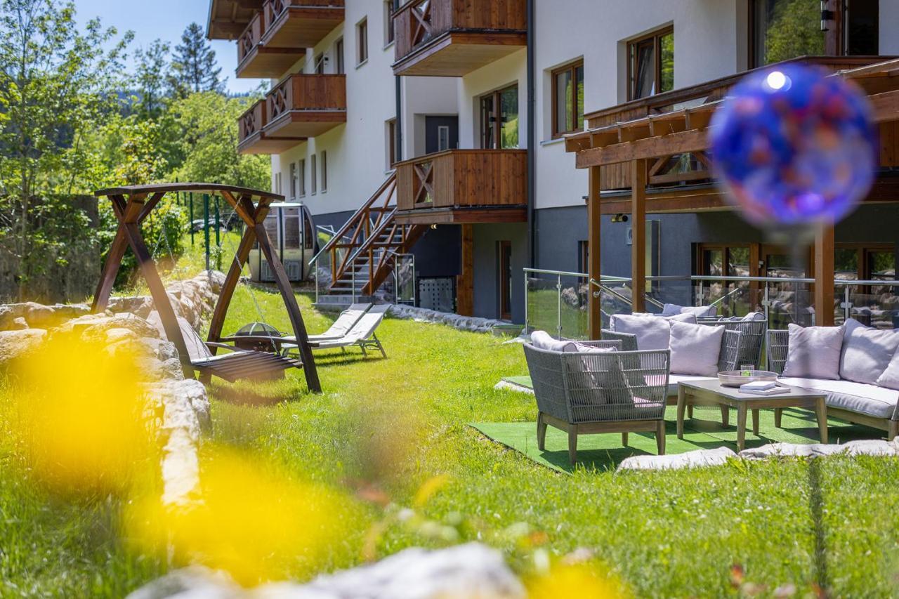 Apart- Und Wellnesshotel Dachsteinresort Russbach am Pass Gschütt Esterno foto
